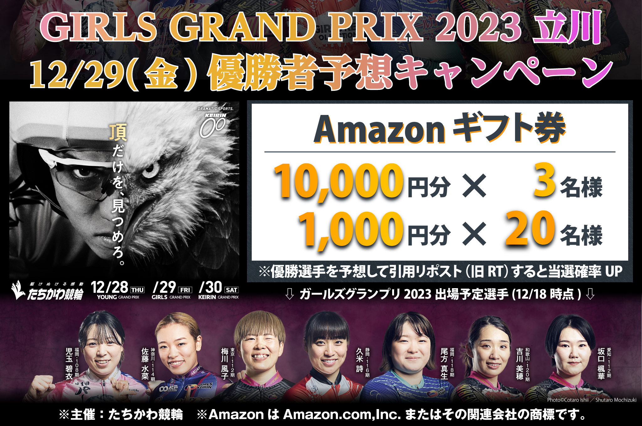 優勝者予想キャンペーン GGP