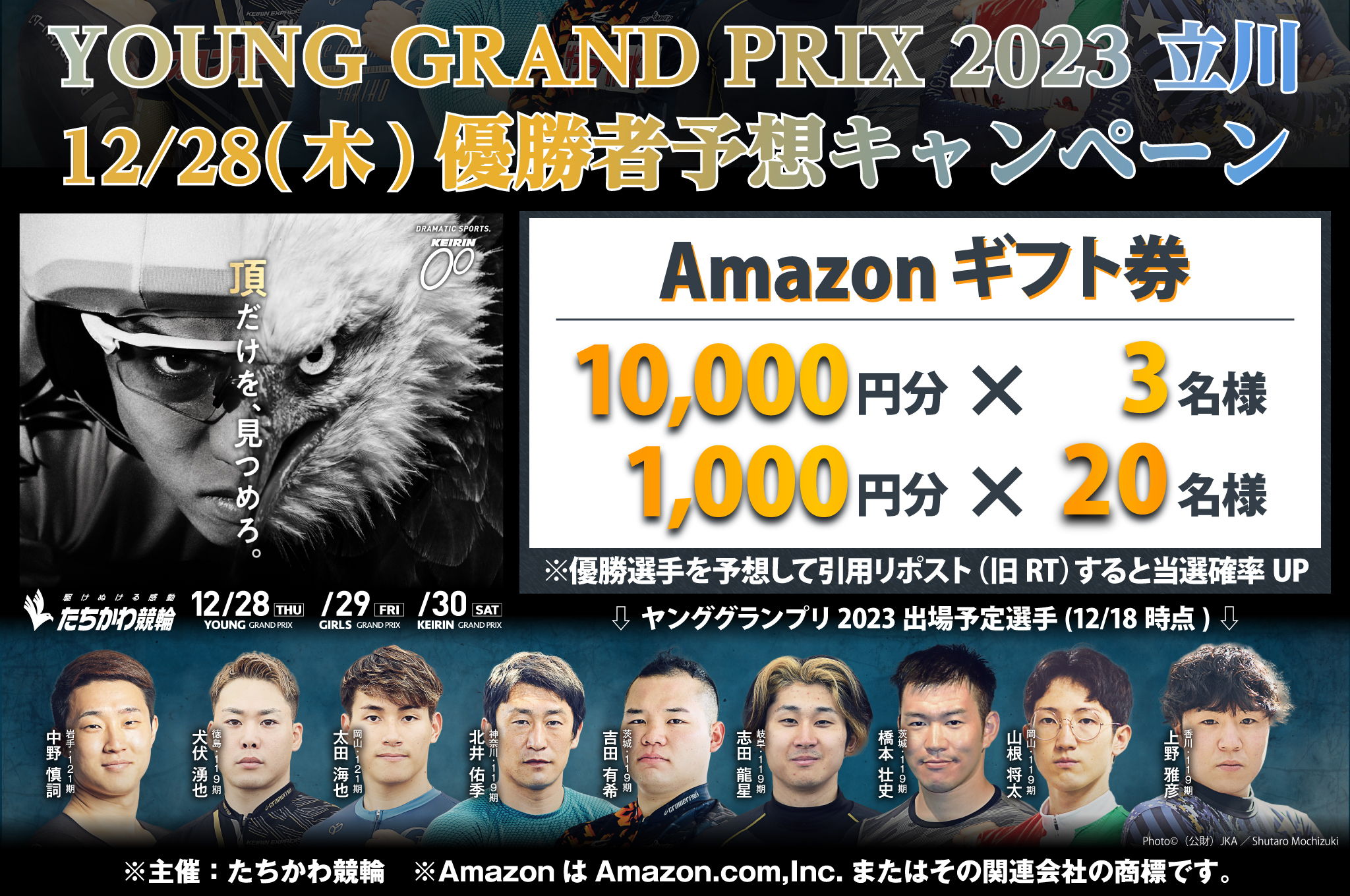 優勝者予想キャンペーン YGP