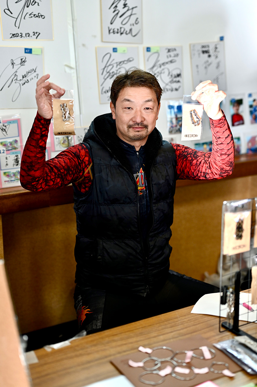 日本競輪選手会東京支部ブース